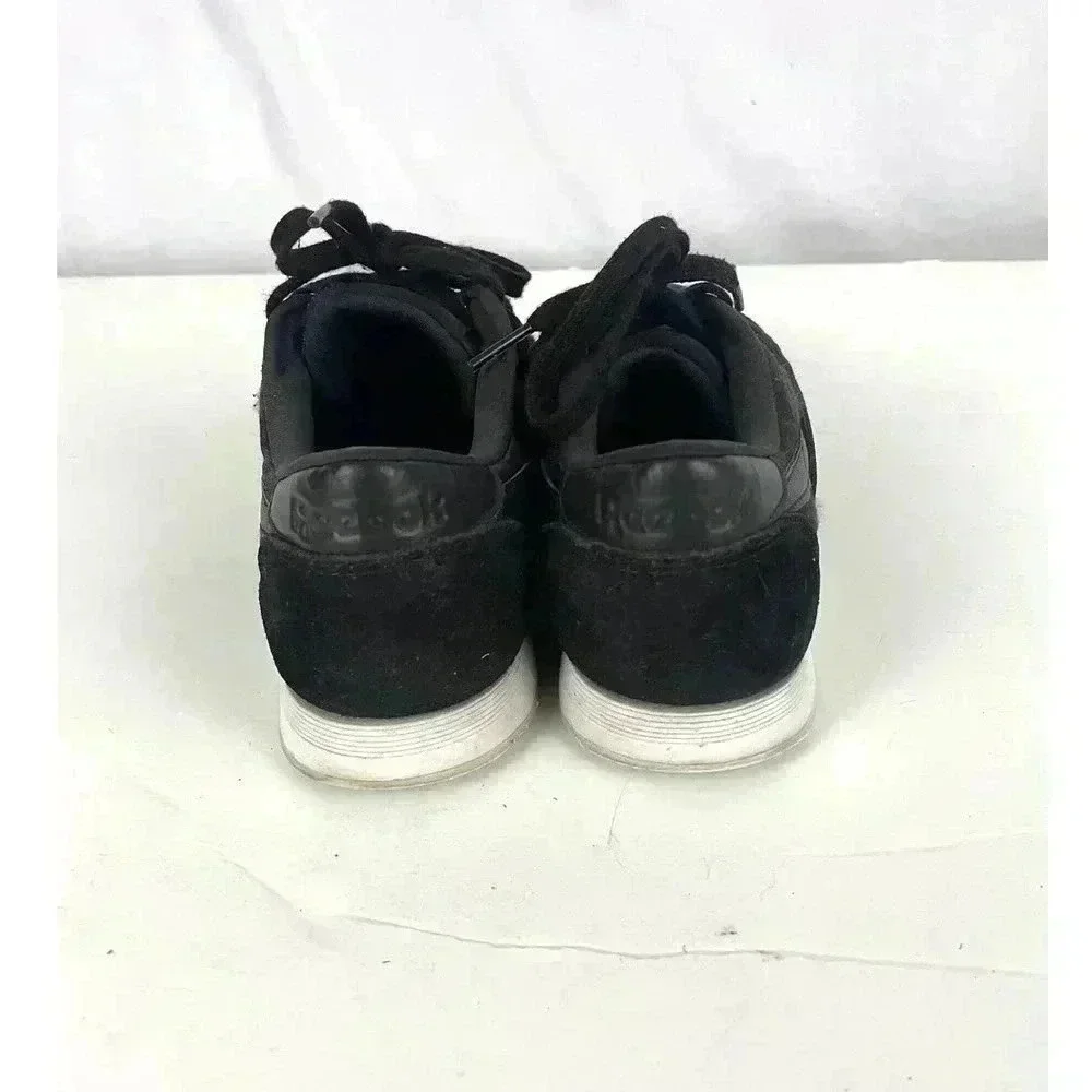 Reebok Black Casual Training Shoes‎ Sz 5.5 Women's Lace Up